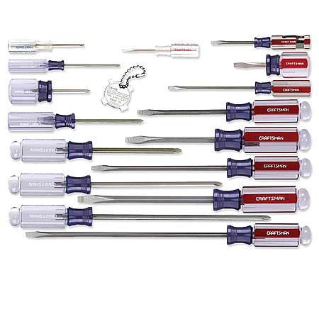 17-pc Craftsman Screwdriver Set $34.20 + Store Pickup