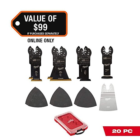 Milwaukee Oscillating Multi-Tool Blade Kit (20-Piece)