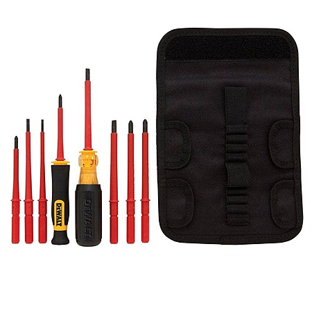 DeWalt Vinyl Grip Insulated Screwdriver Set (10-Piece)