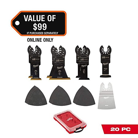 Milwaukee Oscillating Multi-Tool Blade Kit (20-Piece)