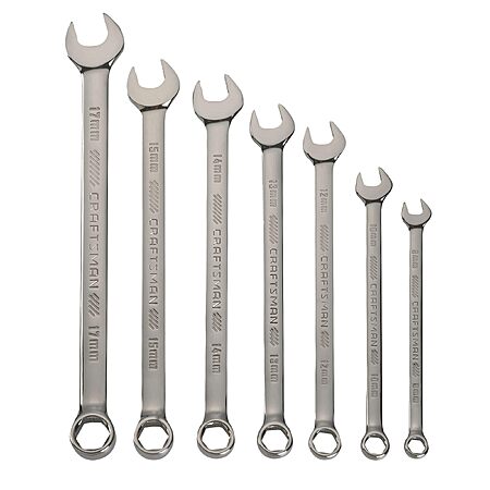 CRAFTSMAN OVERDRIVE 6 Point 7-Piece Metric Wrench Set (CMMT87807)