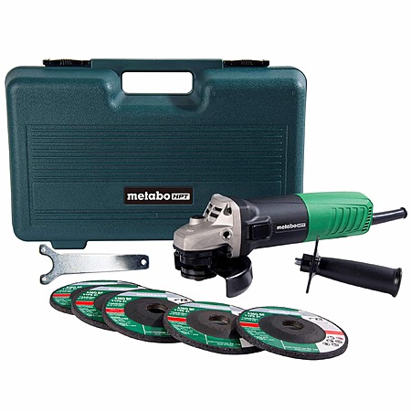 Metabo HPT 4.5-in 6.2-Amp Sliding Switch Angle grinder one_size in Green | G12SR4M