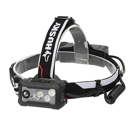 Husky 2200 Lumens Dual Power LED Rechargeable Autofocusing Headlamp