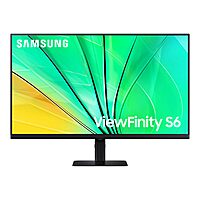 Save $100 on SAMSUNG 32" ViewFinity S6 (S60D) Series QHD High Resolution Computer Monitor, 100Hz, HDR10, Multiple Ports w/ HDMI, DisplayPort, USB-A, LS32D606EANXGO - $279.99