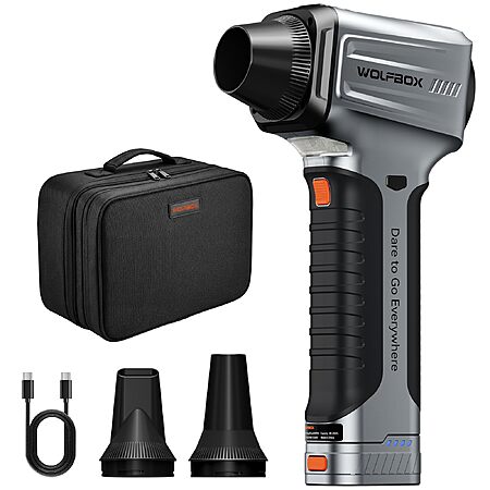 [PRIME] WOLFBOX MF500Pro Cordless Leaf Blower, Removable Battery & Case