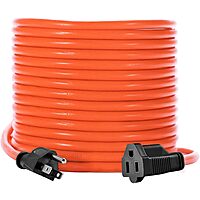 KMC 75ft Extension Cord, 16-Gauge Weatherproof 100% Copper Wire, 10A 1250W UL/ETL Certified $19.49