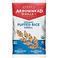 Arrowhead Mills Puffed Rice Cereal, 6 oz Bag - Organic Rice Puffs / Great Price with S&S! $1.9 at iHerb