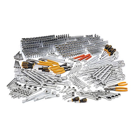 1/4 in., 3/8 in. and 1/2 in. Drive Master Mechanics Tool Set (579-Piece ...