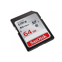SanDisk Ultra 64GB Class 10 SDXC UHS-I Memory Card up to 80MB/s (SDSDUNC-064G-GN6IN) $7.99