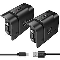 Rechargeable Xbox Controller Battery Pack, Play & Charge Kit for Xbox One/Xbox Series X|S - 40H Playtime, 2.5H Full Charge, with Cover & Charging Cable, Xbox Accessories $14.24
