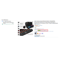 Carrying Case for Nintendo Switch 2 Model(2025), Portable Hard Shell Pouch Carrying Travel Game Bag for Nintendo Switch 2 Accessories Holds 12 Game Cartridge (Black) $9.91