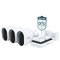 Arlo - Pro 5S 2K 3 Camera Indoor/Outdoor Wireless Spotlight Security Camera Bundle  $300off to $199.99- White Best Buy