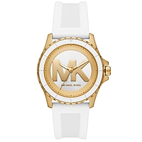 Michael Kors Women's Everest Three-Hand White Silicone Watch, 40mm - White. $112.50. Free Shipping