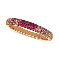 Le Vian Strawberry Layer Cake Multi-Gemstone (1/2 ct. t.w.) Ring in 14k Rose Gold - Multi.$507.50. Free Shipping
