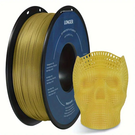 Longer Light Golden PLA Filament 1KG Rolls 1.75mm $7.31/KG - 2025-09-11