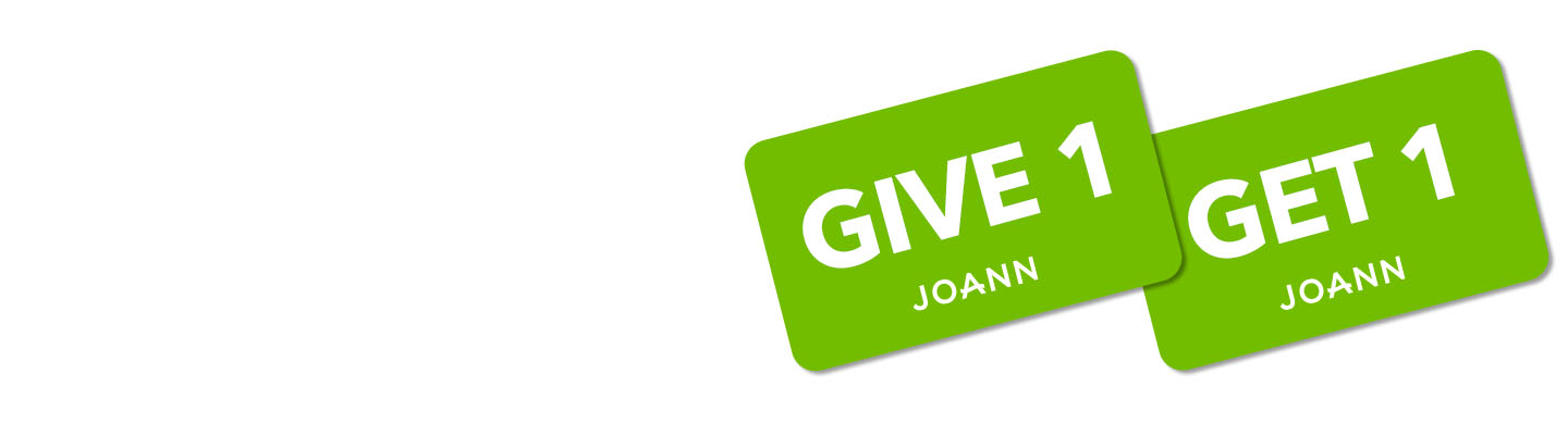 JOANN Fabrics buy one eGIFT CARD, get a reward card!   Spend $50, get $5. spend $75, get $10. spend $100, get $15