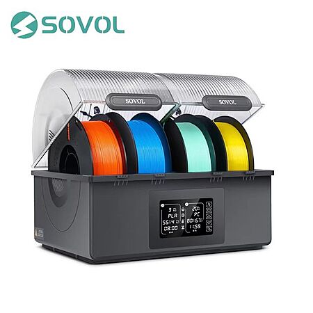 Sovol SH03 Dual Chamber 4 Spool 3D Printer Filament Dryer Box (up to 85°C) $79.50 + Free S&H