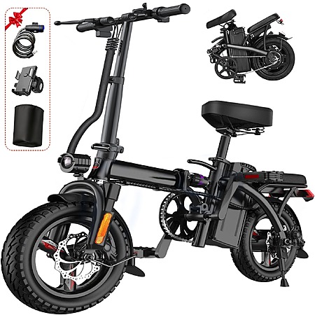FURIDER T1 560W Peak 14" 48V 10Ah 24mph Folding Electric Bike $156 + Free S&H
