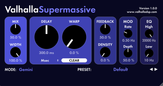 Valhalla Supermassive Audio Plugin for Mac or Windows. Free!