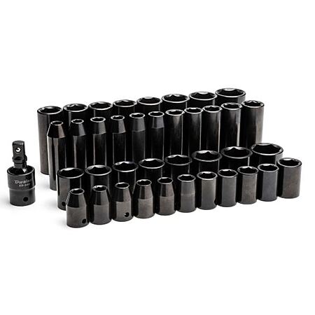 Duralast 1/2-inch Drive 6-Point Metric Impact Socket Set