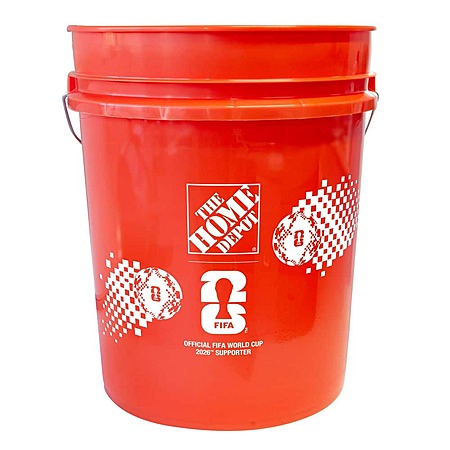 Limited Edition 5 Gal. FIFA Orange Homer Bucket @ Home Depot (In-Store Clearance Only)