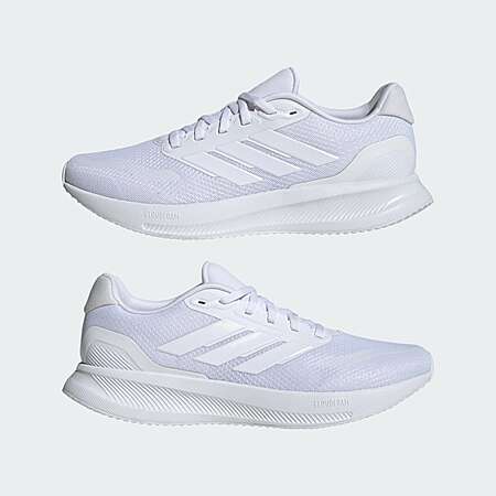 Adidas men Runfalcon 5 Running Shoes (Cloud White) + free shipping $22