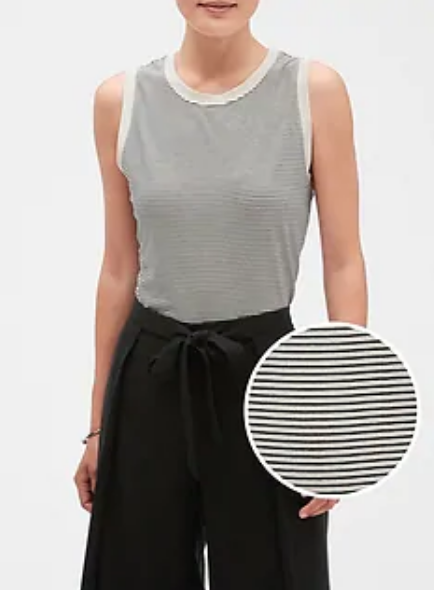 Banana Republic Factory: Extra 50% Off Clearance + 15% Off: Women's Timeless Tank $3.39, Knot Back Midi Dress from $6.80, Men's V-Neck (Red) $4.67, Pique Polo $6.79 + FS on $21.25+