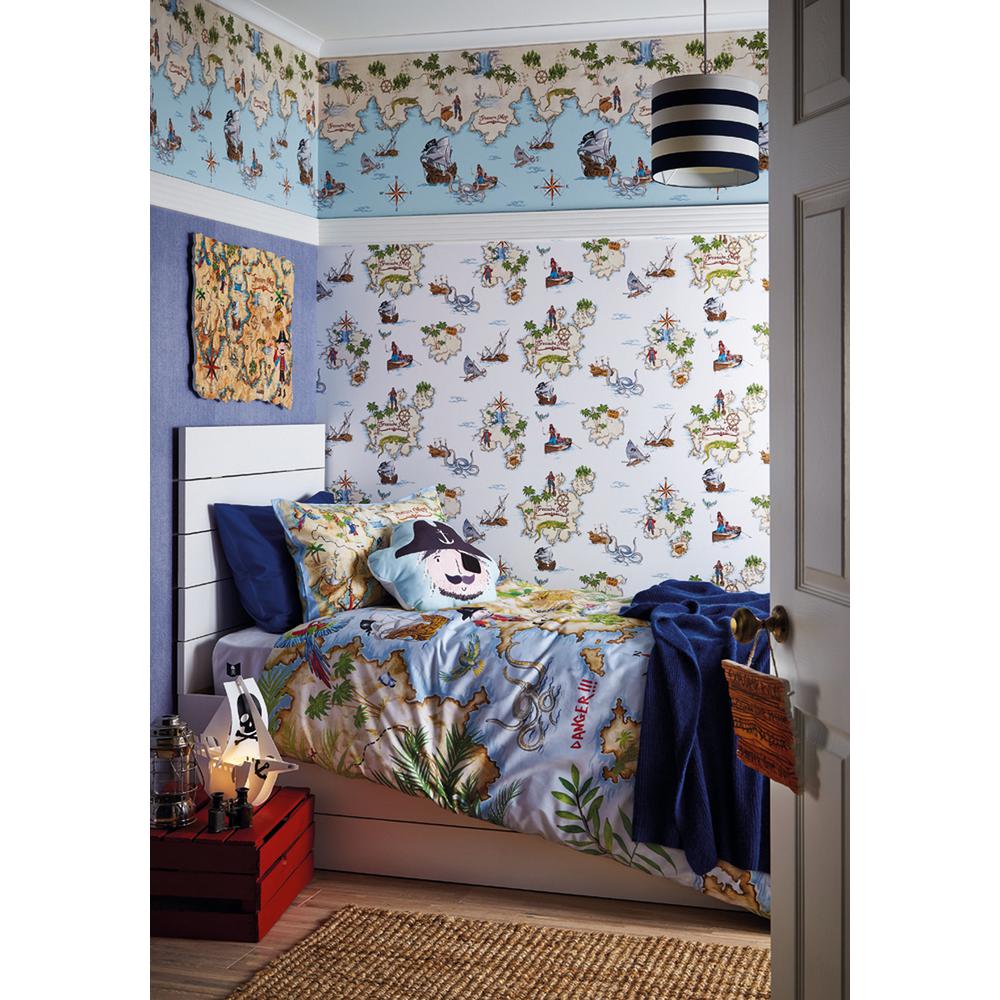 ArtHouse Non-woven Wallpaper: Gold Glitterati ($0.18/sq. ft), Pirates Ahoy $10.50, Geo Rose Gold Foil ($0.27/sq. ft) $15.11, Foil Bronze $21.20 at Home Depot + Free Store Pickup