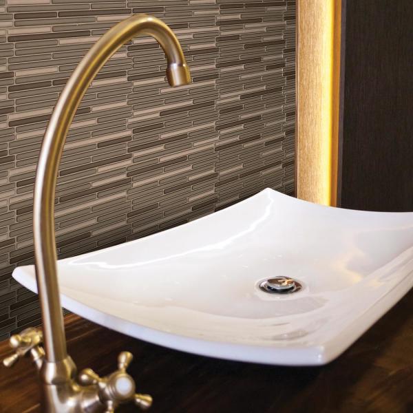 4-Pack Smart Tiles 9 x 11" Loft Maronne Mosaic Peel & Stick Wall Tile $7.96 at Home Depot + Free Store Pickup