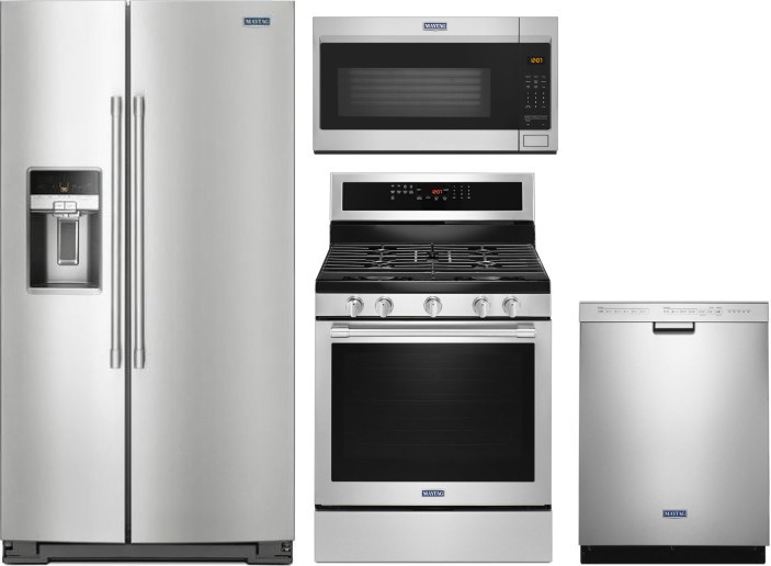 4 Piece Maytag Kitchen Appliances Package, Stainless Steel with 24" Tall Tub Full Control Dishwasher (MDB4949SHZ) from $2794.50 + Free Shipping