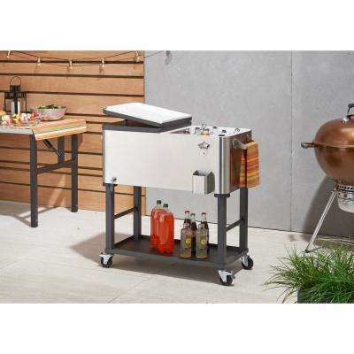 TRINITY 80 Qt./20 Gal. Stainless Steel Wheeled Cooler with Detachable Tub $146.02 + Free Shipping