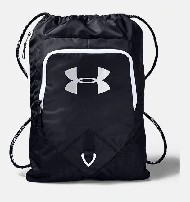Under Armour UA Undeniable Sackpack (Black / White) $12.50 or Less + Free S/H