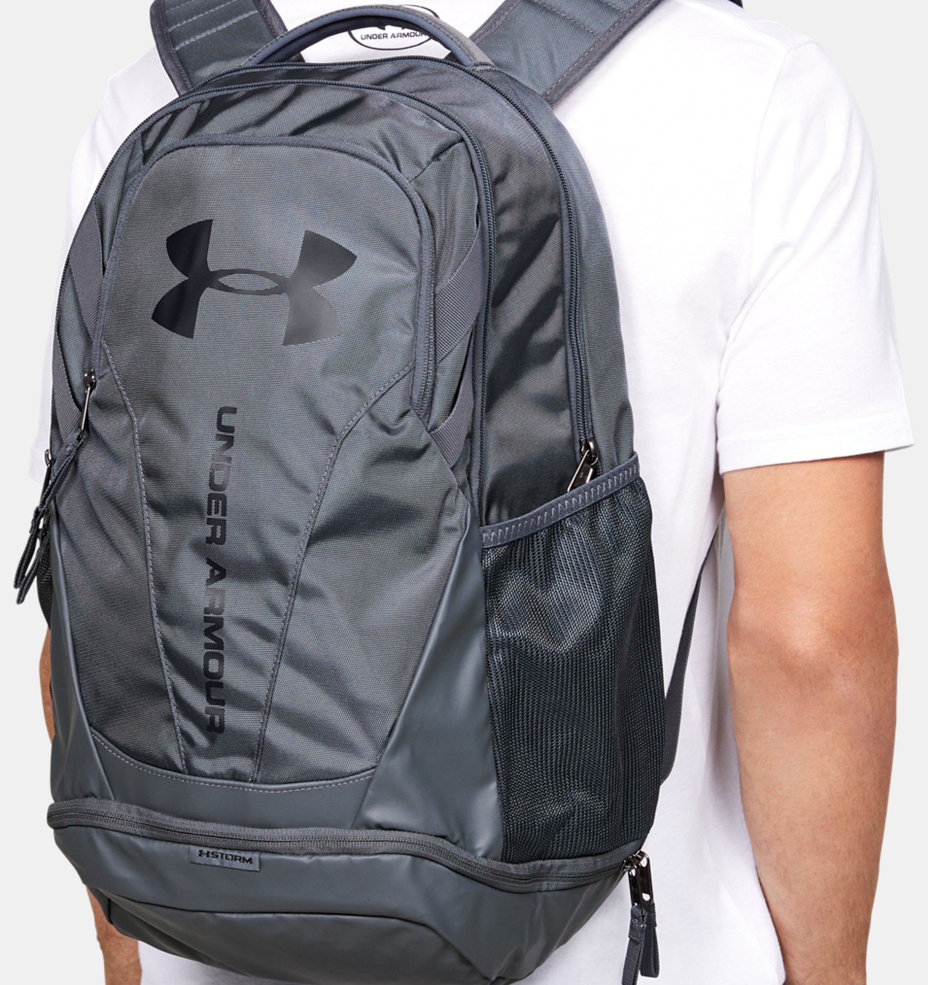 Men's UA Hustle 3.0 Backpack $27.99 + FS w/ Shoprunner [Buy A Bag, UA Donates Second Bag to United Way]