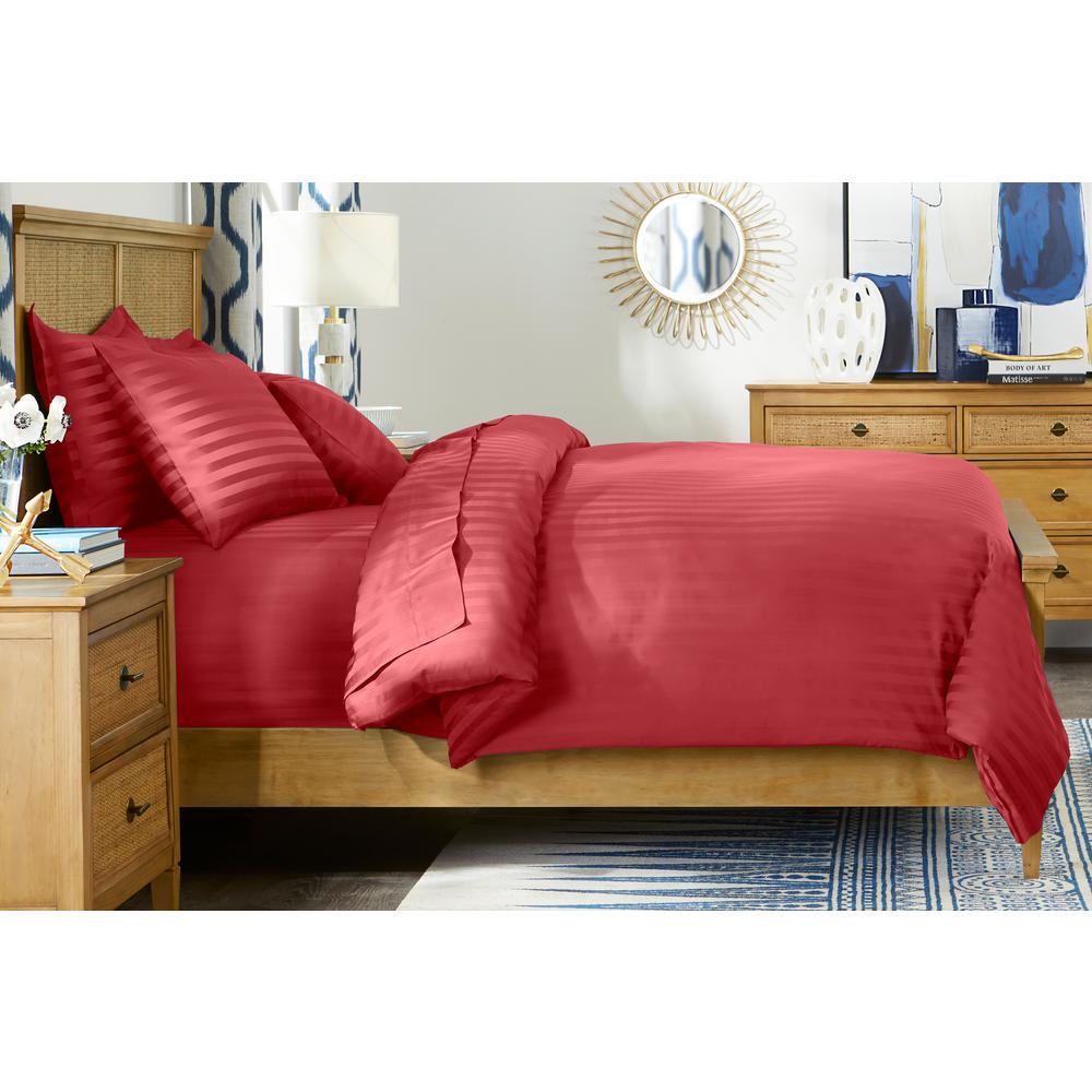 3-Pc Home Decorators Collection 500 TC Egyptian Cotton Sateen Duvet Cover Set, Full/Queen (Mason Damask) $40 + FS on $45+
