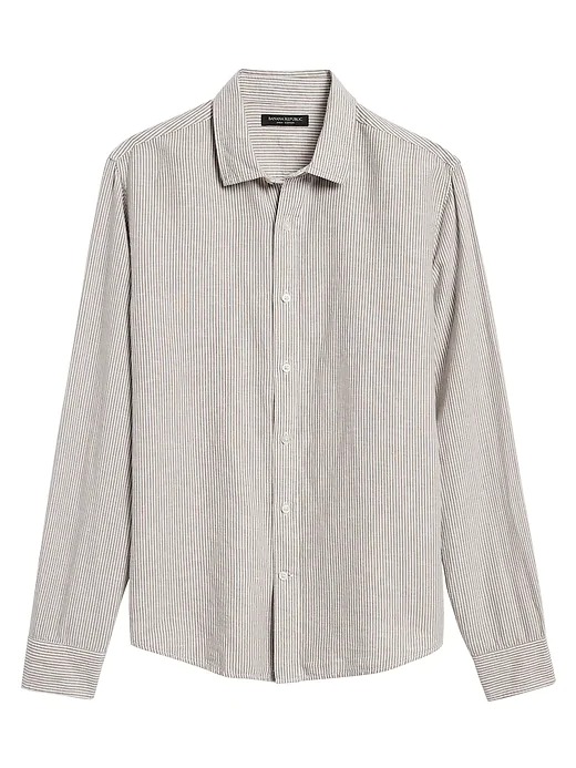 Banana Republic: Extra 50% Off: Men's Shirts $12.30, Women's Pants $14.90  | Men's Italian Sweaters $38.25 & More + Free Curbside Pickup (Cardholders Extra 10% Off)