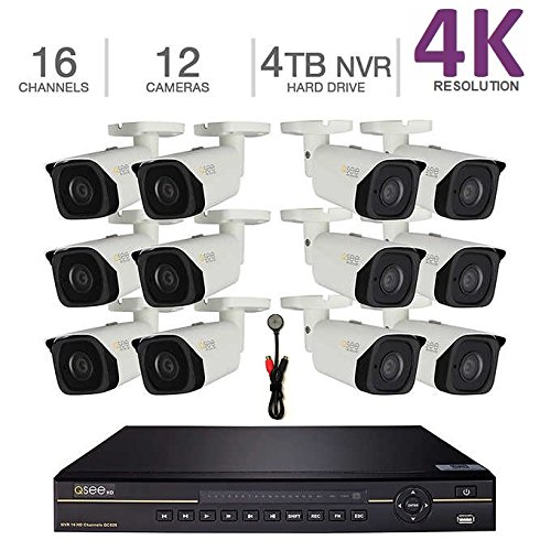 Q-See ( Dahua OEM ) 16 port 4K NVR, 4TB HDD, 12x 4K Bullet Cameras Security System $1999 Costco Online ( deal continues 11/15/17+ )  $1999.99