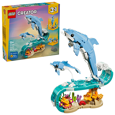 LEGO Creator 3-in-1: 542-Piece Beautiful Dolphins $14.99 In-Store Only (Target), YMMV