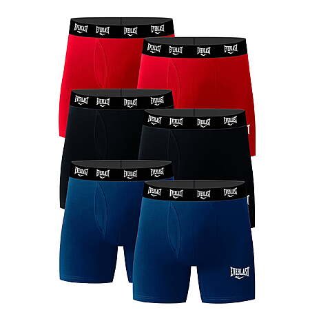 Everlast Men's Cotton Stretch Boxer Briefs with Fly, 6-Pack (Various) ($2.16/ea) $13