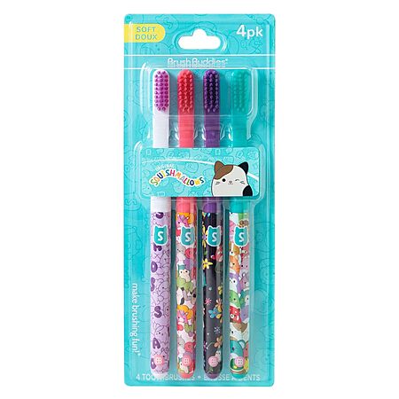 4-Pack Brush Buddies Squishmallows Soft Manual Toothbrushes $3.99 (.99 Each) + Free Shipping w/ Prime or on $35+