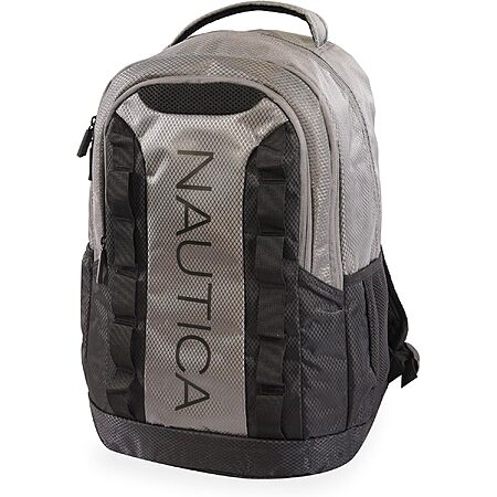 Nautica Admiral 15" Laptop Backpack (Grey/Black) $19.60 + Free Shipping w/ Prime or on $35+