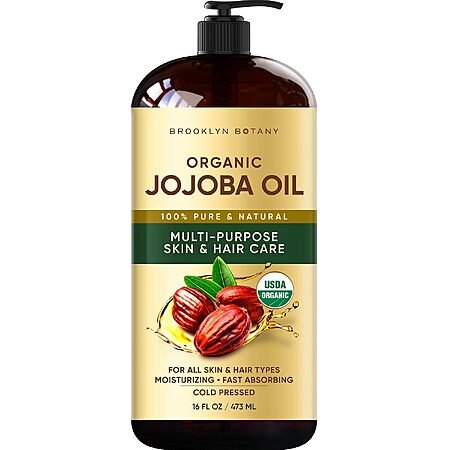 16-Oz Brooklyn Botany Cold-Pressed Organic Jojoba Oil $9.44 w/ S&S + Free Shipping w/ Prime or on $35+