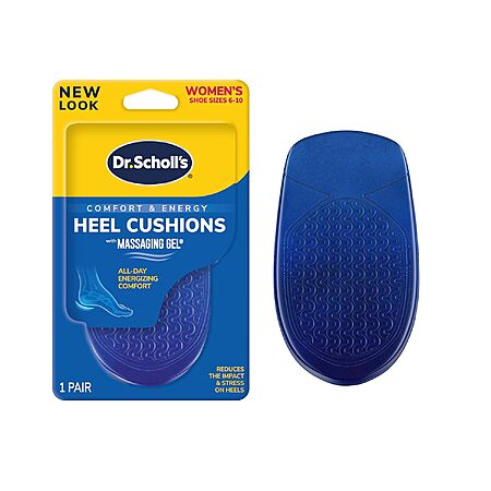 Dr. Scholl's Massaging Gel Advanced Heel Cushions: Women's Sizes 6-10 $4.02, Men's Sizes 8-14 $4.77 w/ S&S