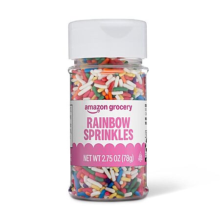 2.75-Oz Amazon Grocery Rainbow Sprinkles $0.94 w/ S&S + Free Shipping w/ Prime or on $35+