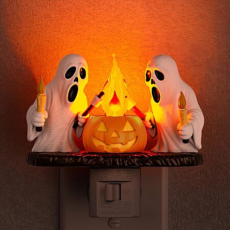 Briignite Halloween Ghost Campfire Flickering LED Plug-In Night Light (Various Styles) $7.99 + Free Shipping w/ Prime or on $35+