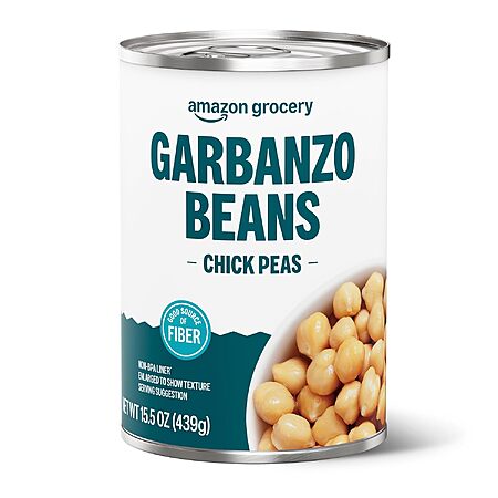 15.5-Oz Amazon Grocery Canned Garbanzo Beans $0.67 w/ S&S + Free Shipping w/ Prime or on $35+