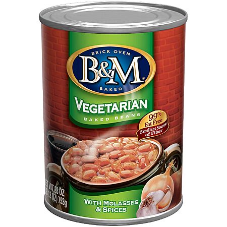 28-Oz B&M Vegetarian Baked Beans $1.77 w/ S&S