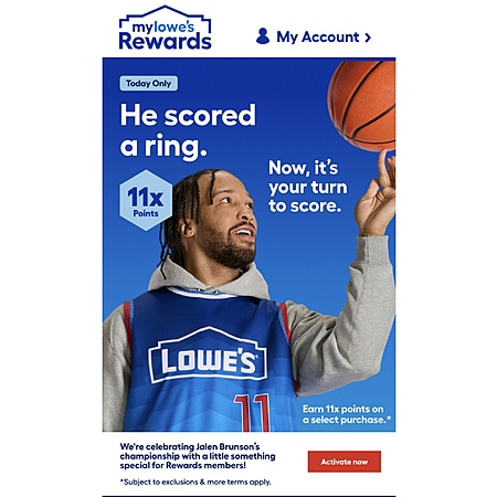 MyLowe's Rewards Members: Your Next Eligible Purchase - 2026-06-14