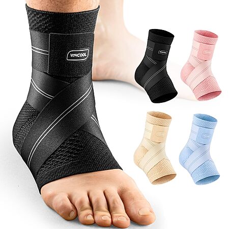 Ankle Brace For Women&Men, 7-Zone Dynamic Compression Sleeve $14.36