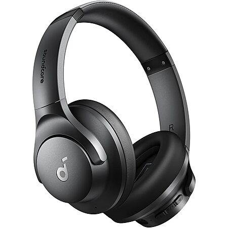 Soundcore by Anker Q20i Hybrid Active Noise Cancelling Headphones, Black