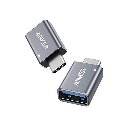 Anker USB C Adapter (2 Pack), USB C to USB Adapter High-Speed Data Transfer